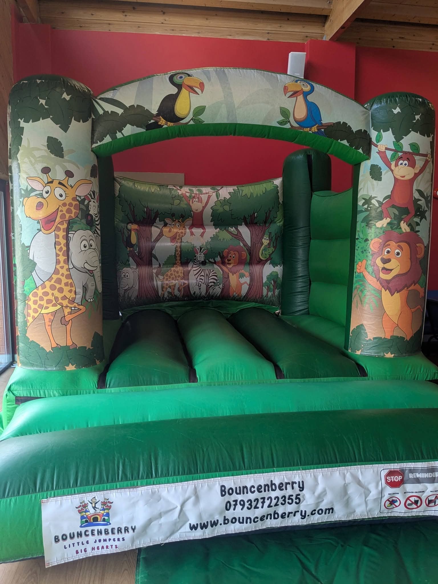 Jungle Theme Castle bouncy castle